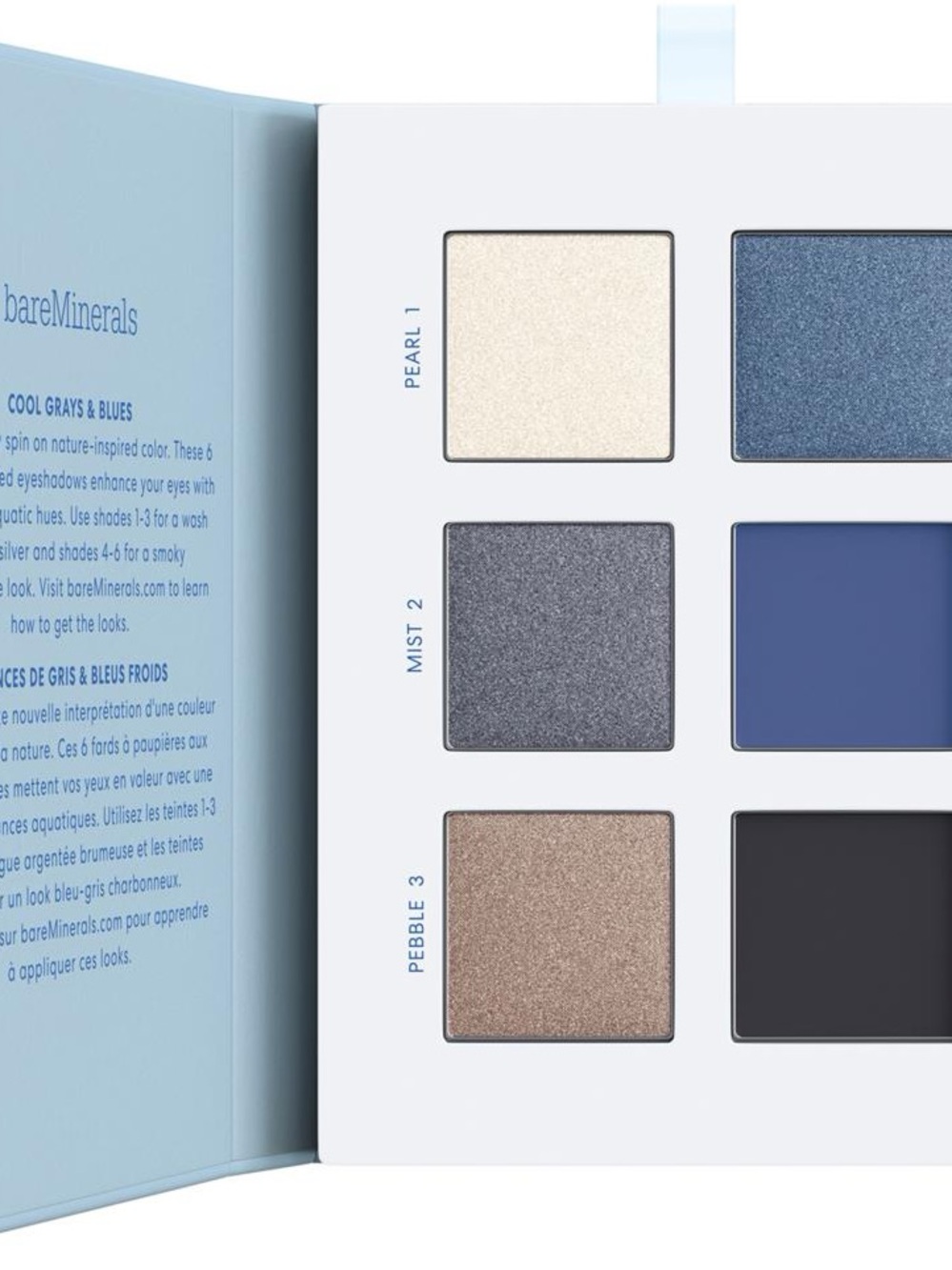 bareMinerals Eyeshadow Palette — Blue, Gray, Pearl, Taupe